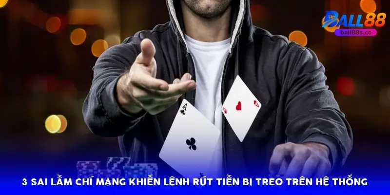 3 sai lầm chí mạng khiến lệnh rút tiền bị treo trên hệ thống
