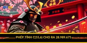 Phép tính C(55,6) cho ra 28.989.675