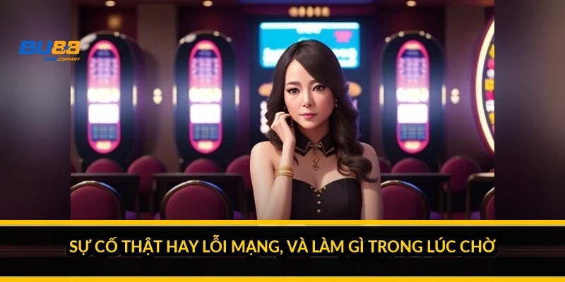 Sự cố thật hay lỗi mạng, và làm gì trong lúc chờ