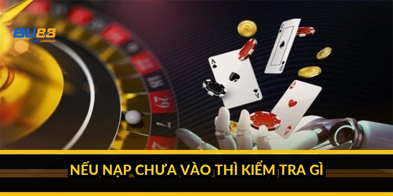 Nếu nạp chưa vào thì kiểm tra gì