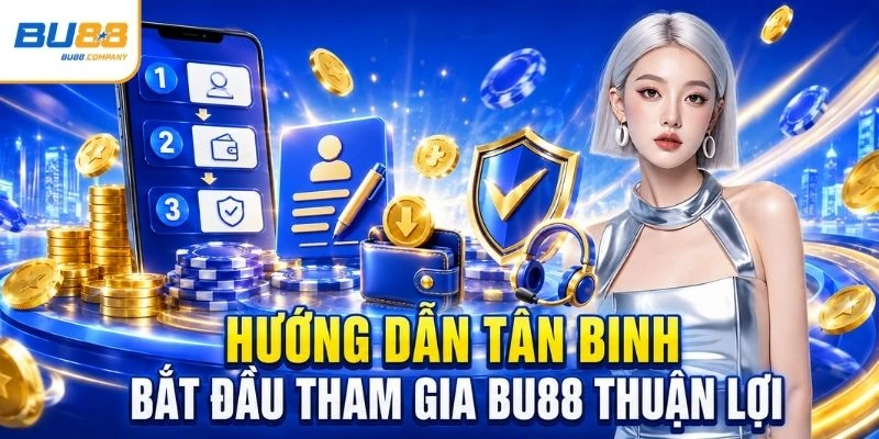 Hướng dẫn tân binh bắt đầu tham gia BU88  thuận lợi